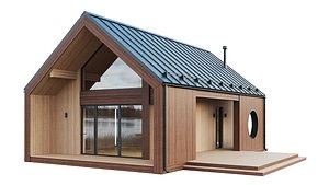 Barn house 06 3D model