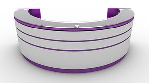 studio desk 3D model
