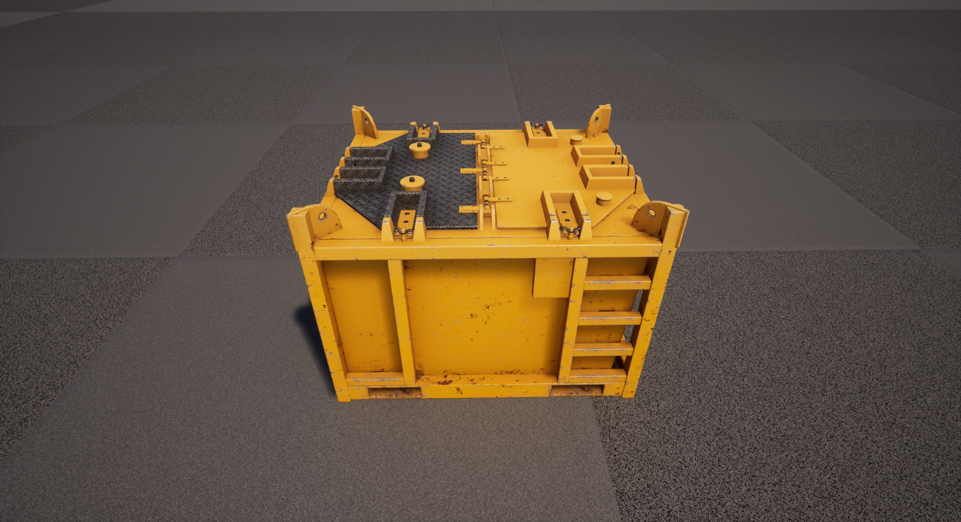 Sludge Container 3d Turbosquid 2198851