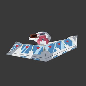 Duel Disk 2 yugioh manga Low-poly 3D model 3D