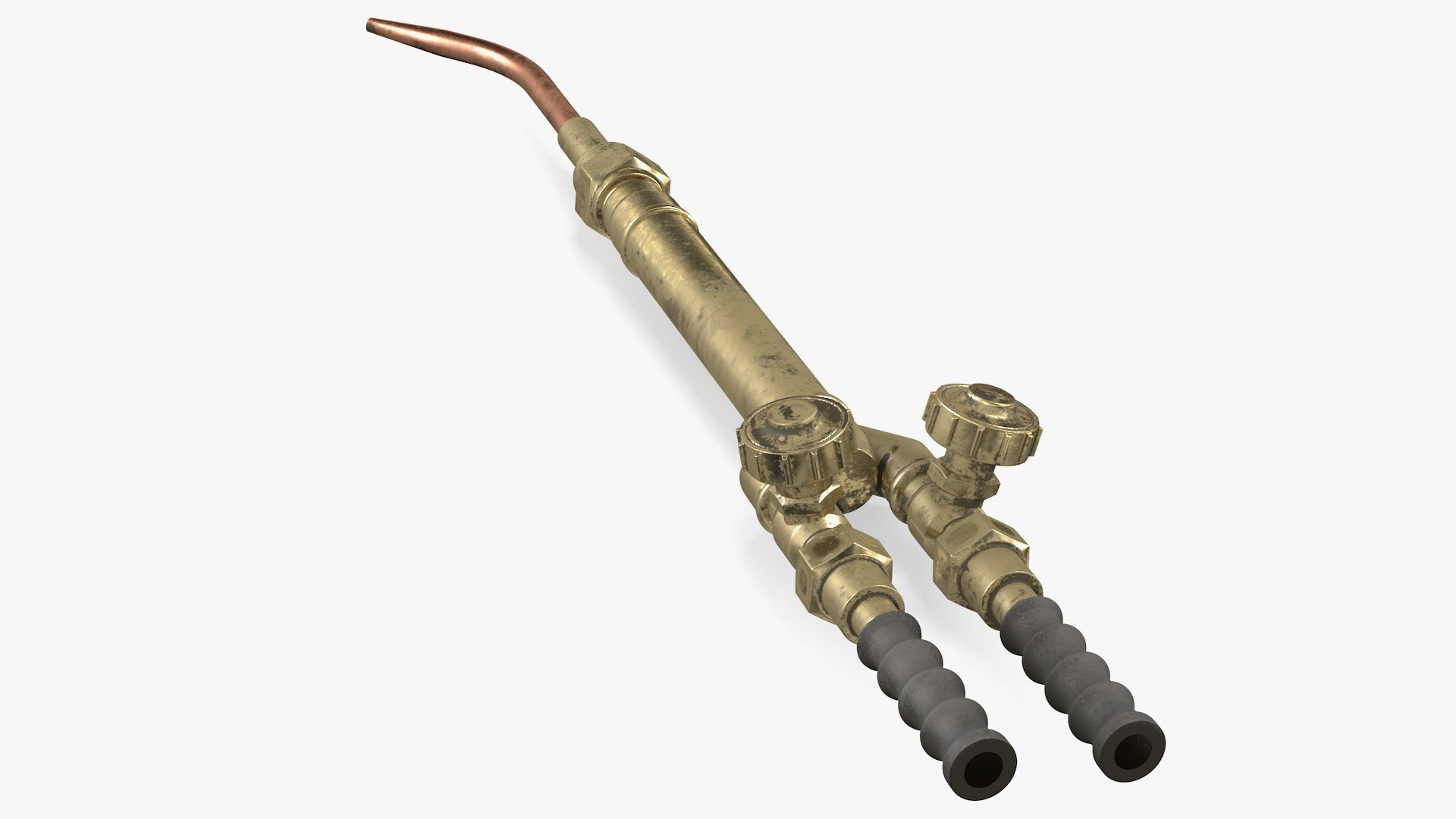 Gas Welding Torch Old 3D model preview