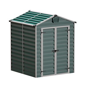 3D model Yard building Booth Shed Hangar House