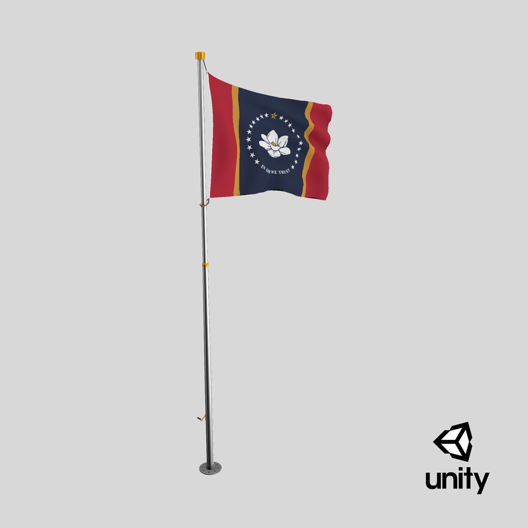 Pole Flag Mississippi 3D model https://p.turbosquid.com/ts-thumb/08/dM2VaF/84/stemcell_unity_render/png/1727881942/1920x1080/fit_q87/0836b47cdf74f6c484c97d5c1cf01d69316bbbd8/stemcell_unity_render.jpg