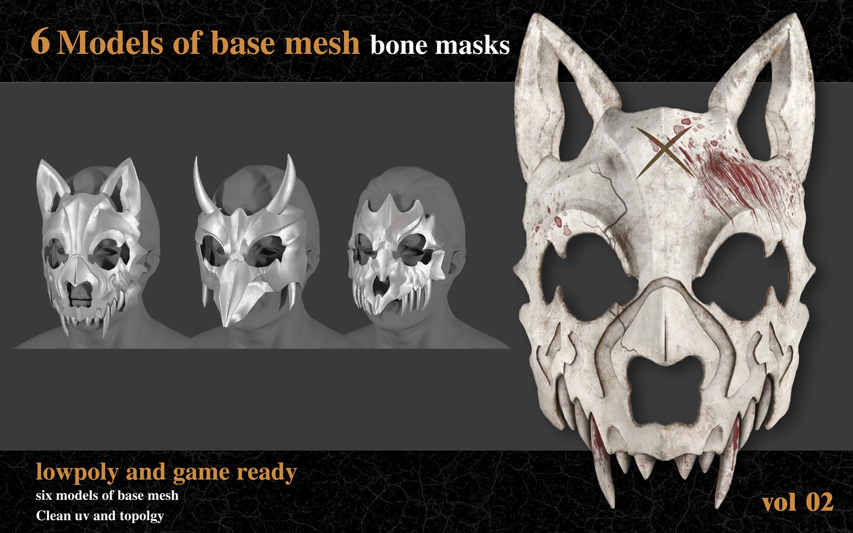3D Bone Mask Model - TurboSquid 2020537