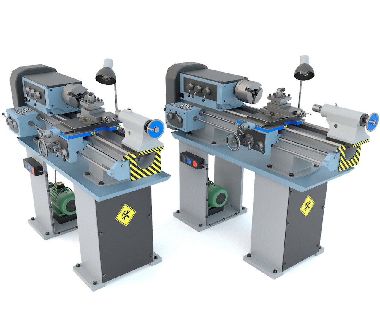 Industrial machine tool - Collection three 3D model - TurboSquid 1850717