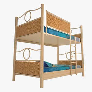 bunk bed 3D model