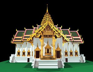 Thailand dusit maha prasat hall