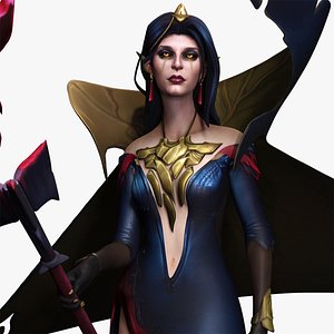 3D LeBlanc 3D Model  League of Legends Character model