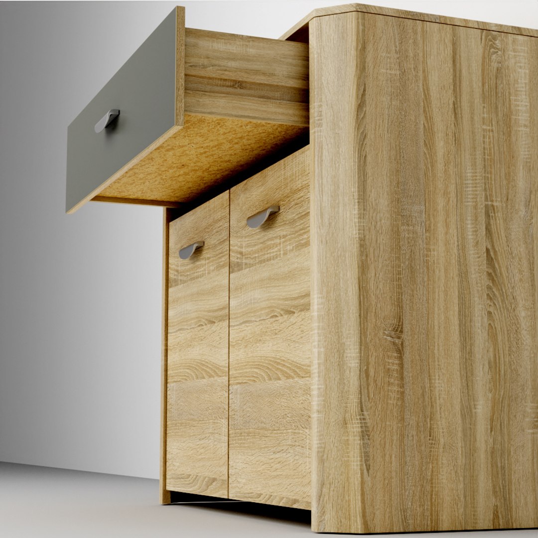3D Commode Furniture Handle Model - TurboSquid 1597397