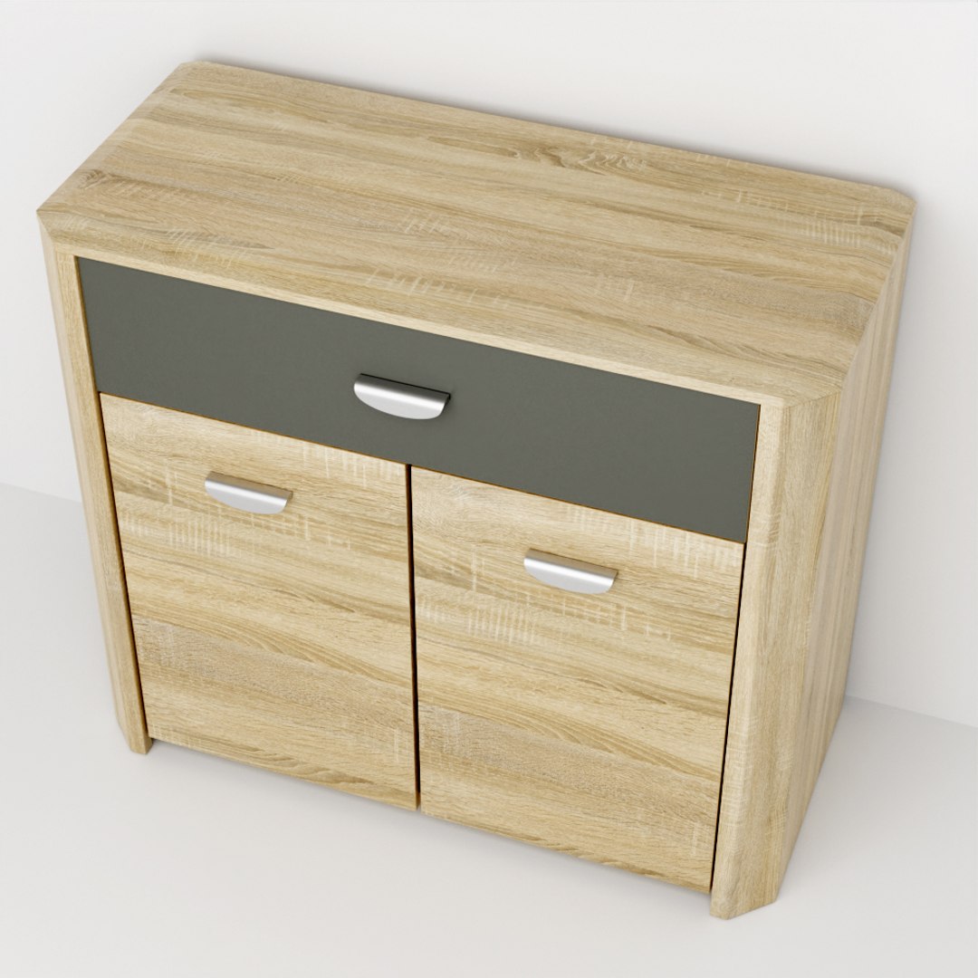 3D Commode Furniture Handle Model - TurboSquid 1597397