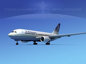 3D airline boeing 767 767-200er model