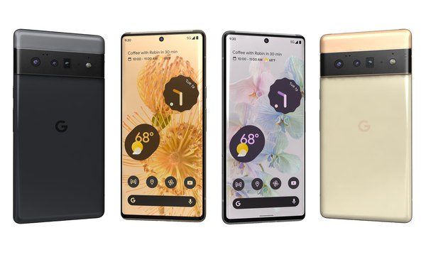 Google Pixel 6 Pro All Colors 3D model