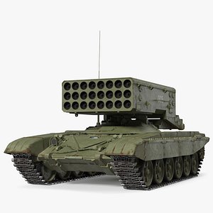 Russian Multiple Rocket Launcher TOS-1A