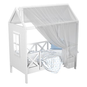Childrens bed house Runa model