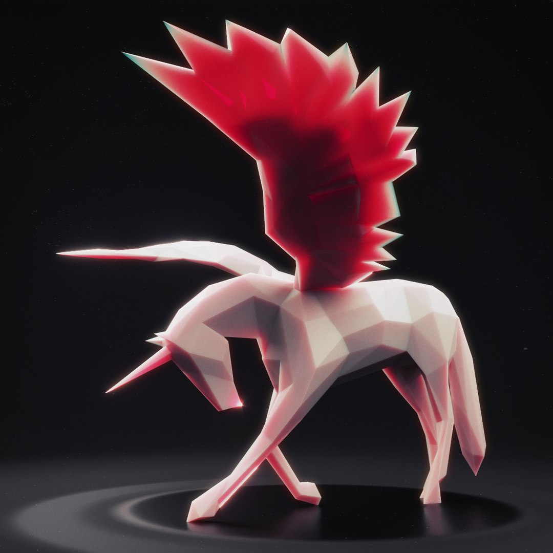 Unicorn 3 Model - TurboSquid 1491676