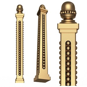 3D Classic Baluster 03 model