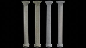 3D Roman Pillar Model model