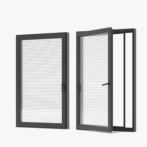 3D WINDOWS with lines like blinds