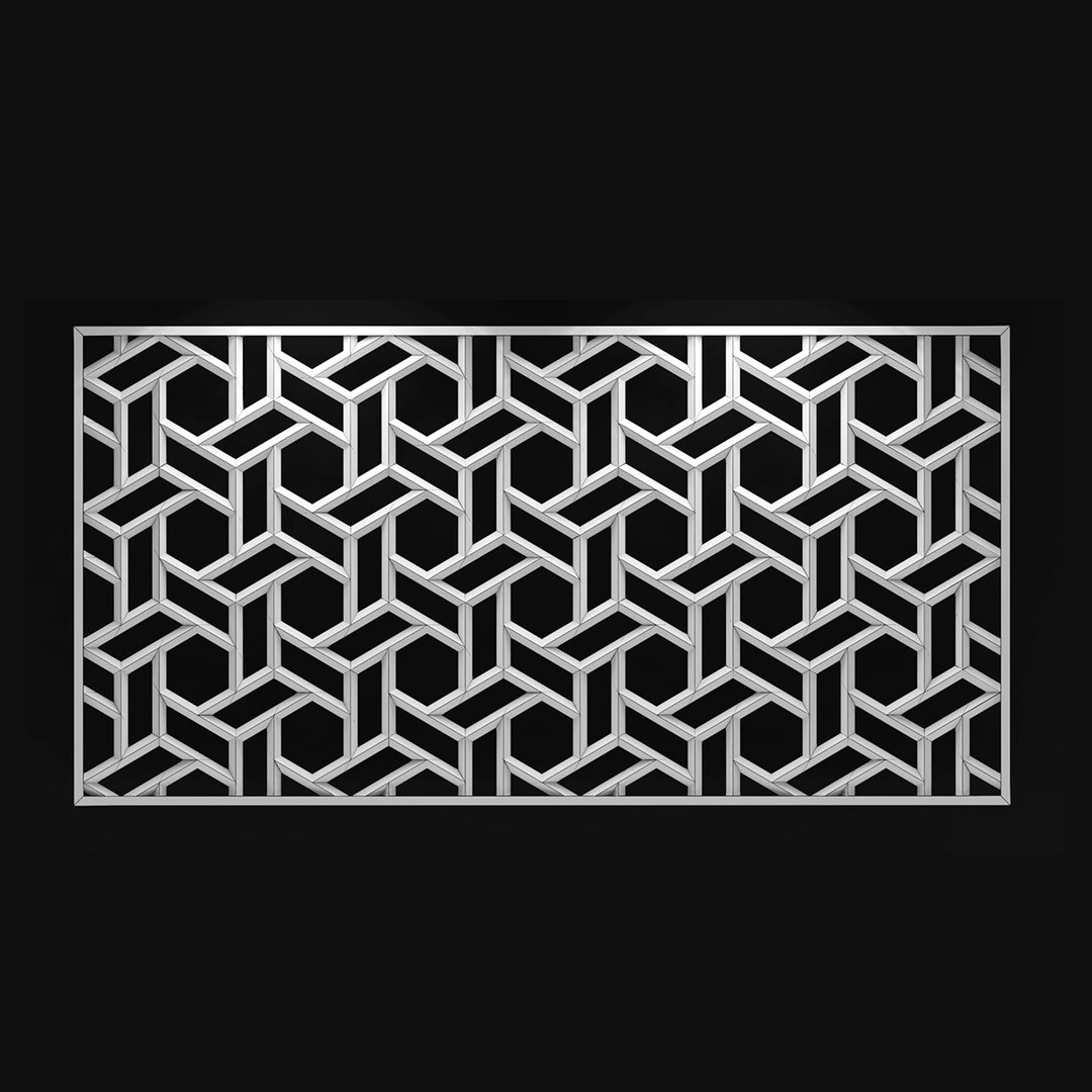 3D Decorative Partitions Patterns - TurboSquid 1351929