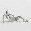 Modern Decorative Abstract Concrete Art Henry Moore Sculpture