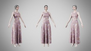 Dress 31 Velvet Blossom model