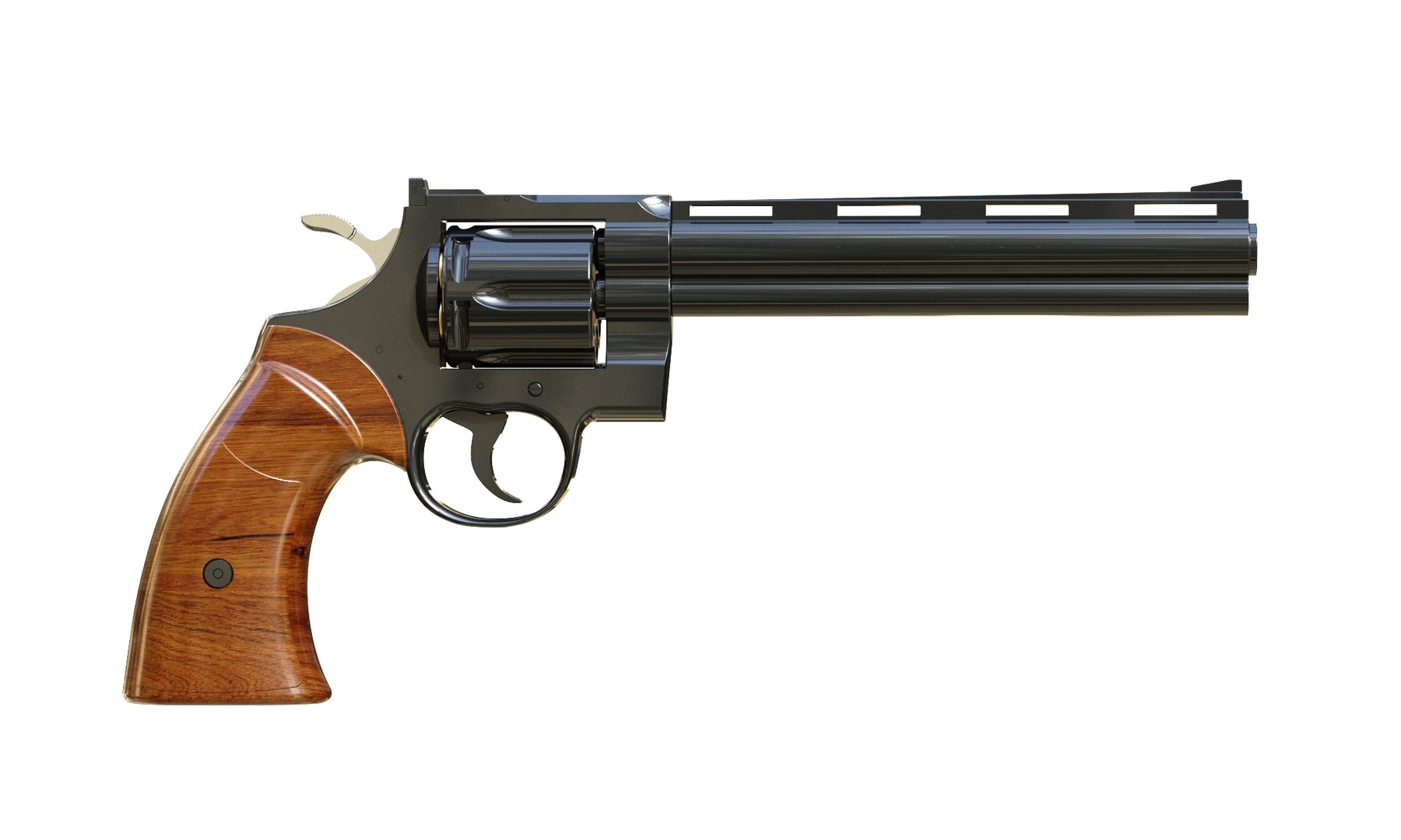 Colt Python Pistol With Inner Workings 3D Model - TurboSquid 2409213