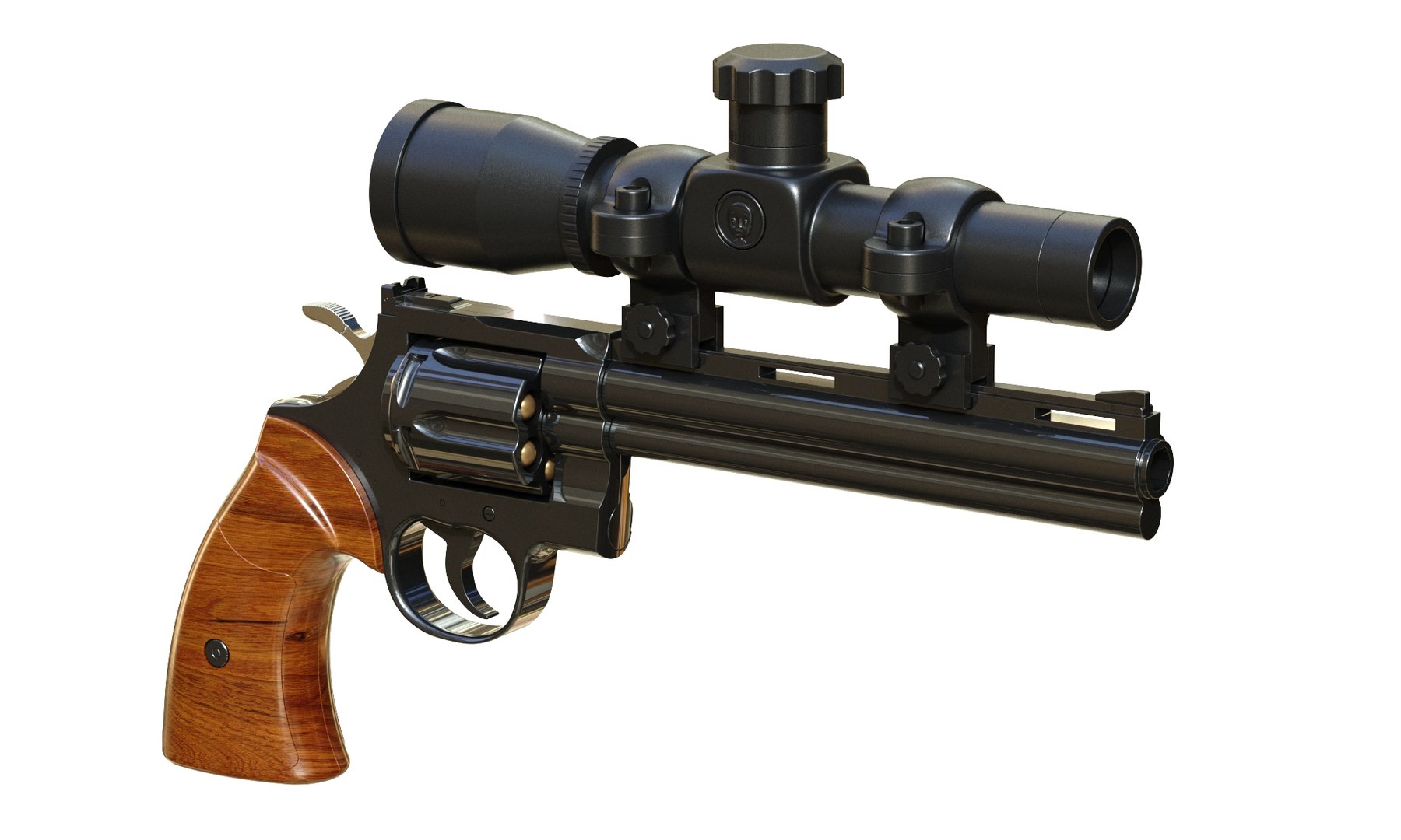 Colt Python Pistol With Inner Workings 3D Model - TurboSquid 2409213
