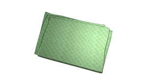 3D Surgical Cloth Pad  Low Poly