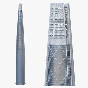 Lotte World Tower - Korean Landmarks 3D model