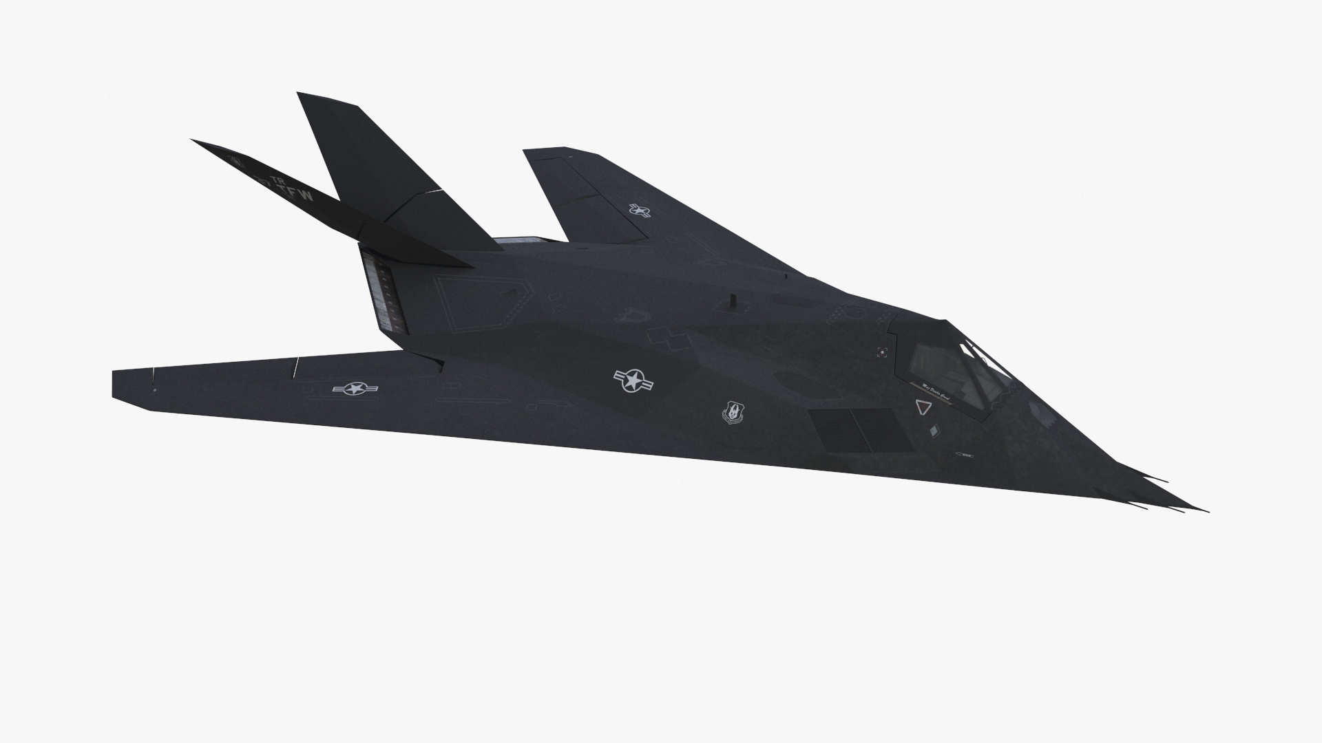 Stealth Aircraft F-117 Nighthawk in Flight Simplified 3D model https://p.turbosquid.com/ts-thumb/09/f28ztp/mB/stealth_aircraft_f117_nighthawk_in_flight_simplified_360/jpg/1733471512/1920x1080/turn_fit_q99/351bb17c119965c29fb613521664e7292e78da38/stealth_aircraft_f117_nighthawk_in_flight_simplified_360-1.jpg