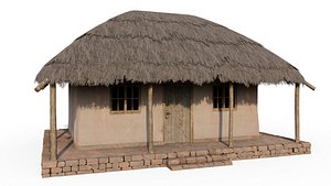 Thatch Hut 3D model
