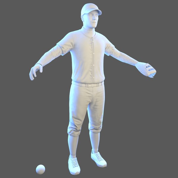 3D model baseball player ball - TurboSquid 1463024