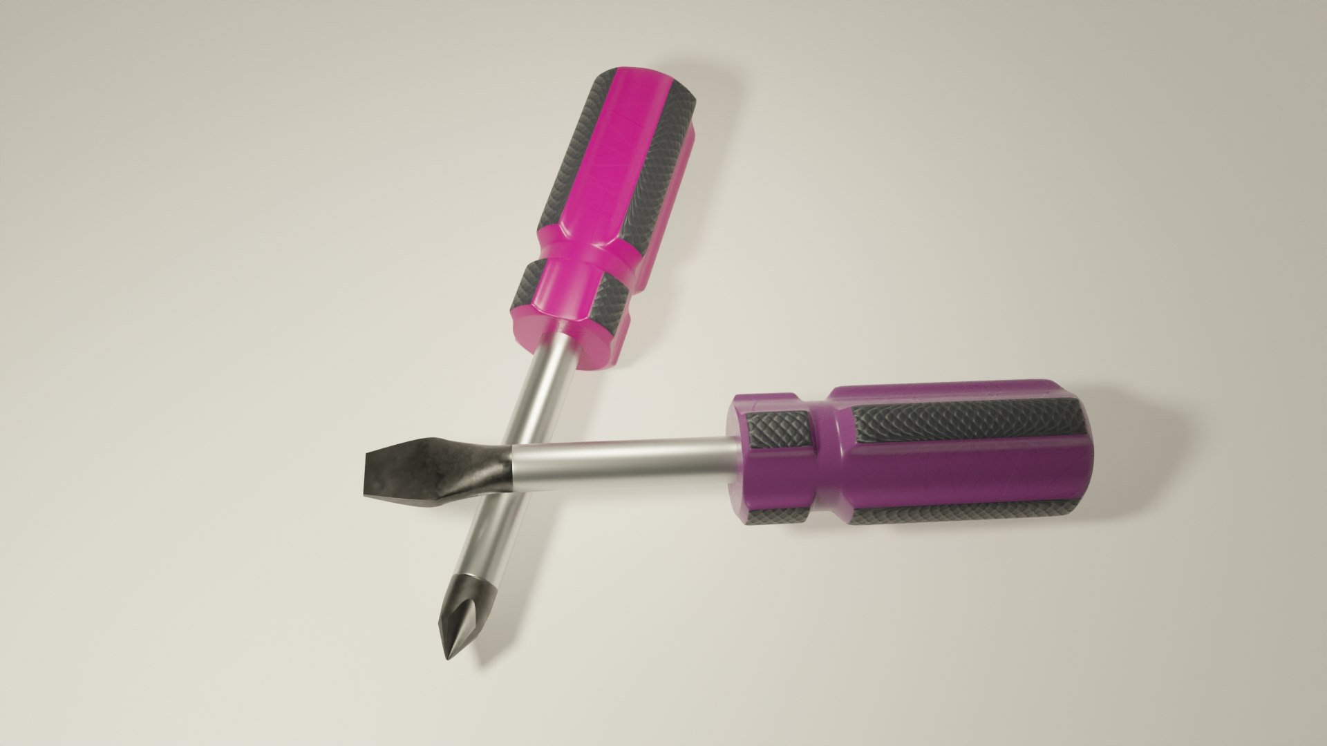 3D Screwdrivers 01 model - TurboSquid 2179528
