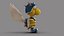 3D Blue Shell Koopa Troopa