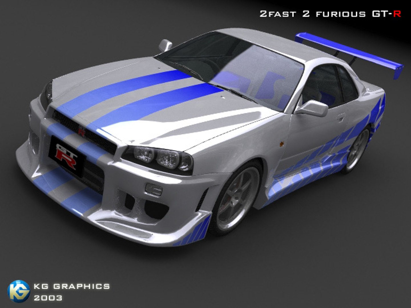 2fast 2furious Nissan Skyline 3d Model