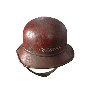 german ww helmet 3D