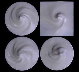 3D model Cosmetic Cream Smears