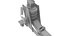 Electric Air Spring Car Jack Red and Tire Machine