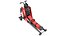 Electric Air Spring Car Jack Red and Tire Machine