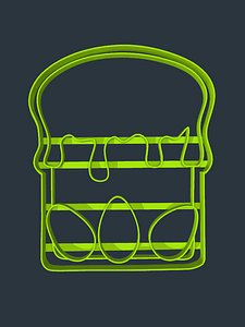 easter cake 3D model