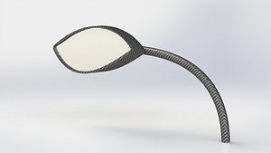 pagani huayra wing mirror 3D model