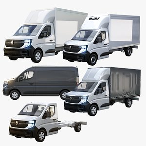 3D Renaul Master Body Set II