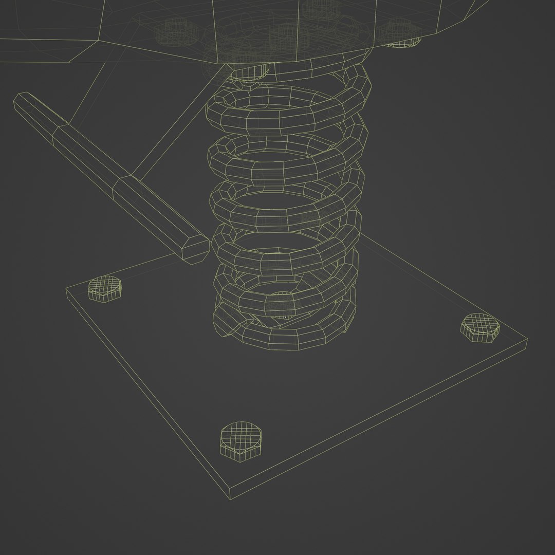 3D Rocket Spring Rider in Old Vintage Post Apocalyptic Style model ...