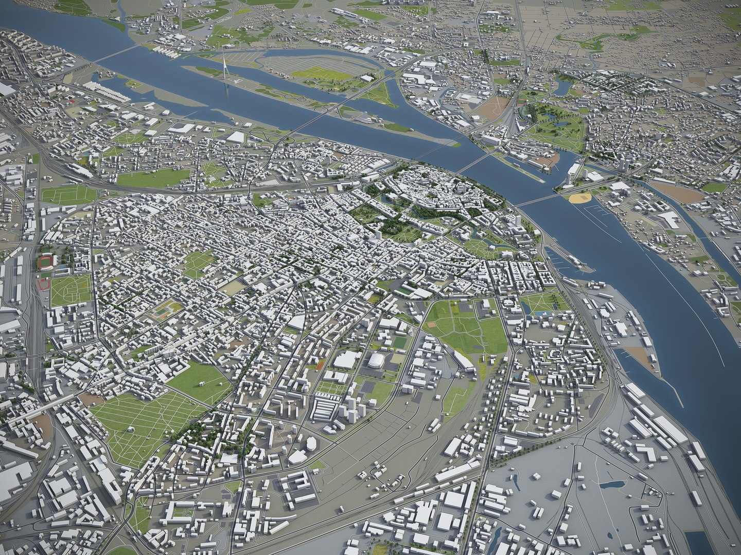 3D Riga Surrounding - - TurboSquid 1444318
