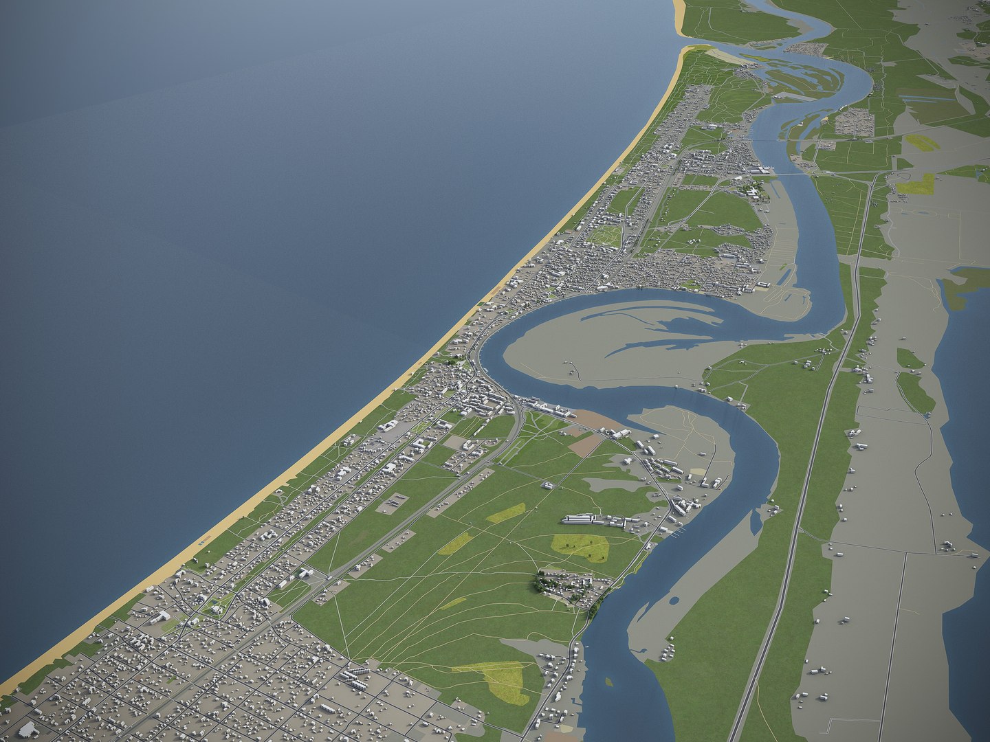 3D Riga Surrounding - - TurboSquid 1444318