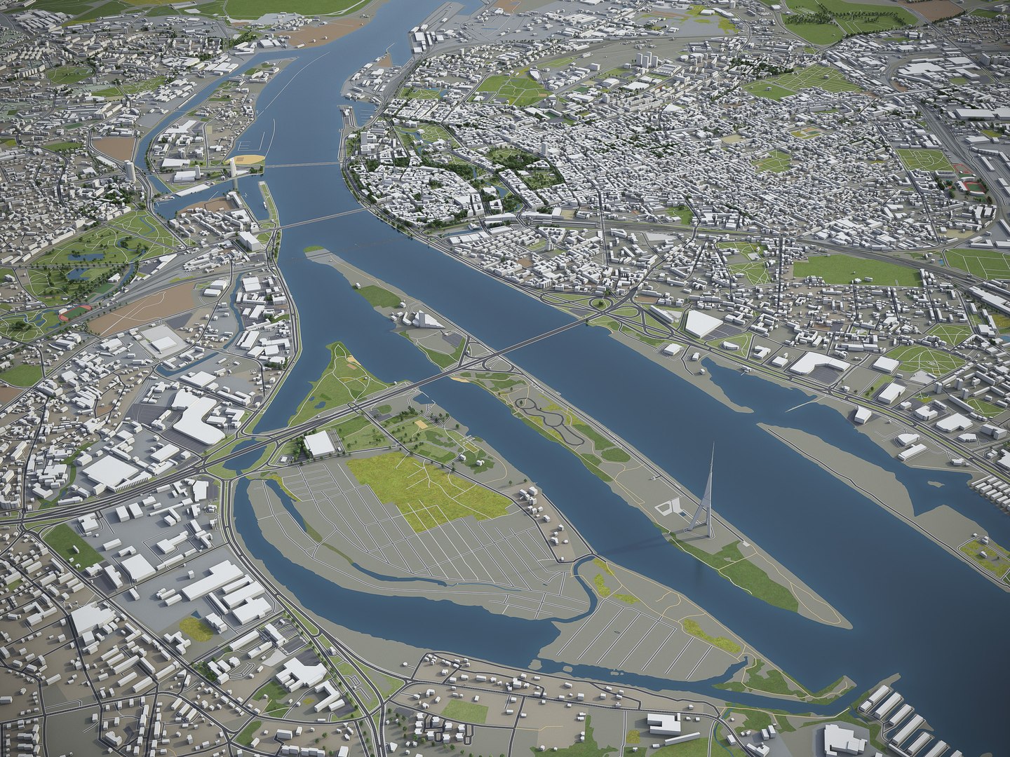 3D Riga Surrounding - - TurboSquid 1444318