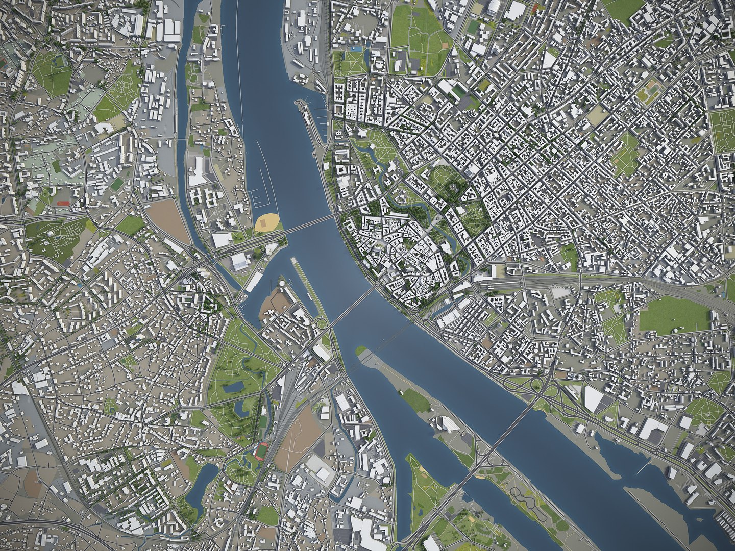 3D Riga Surrounding - - TurboSquid 1444318