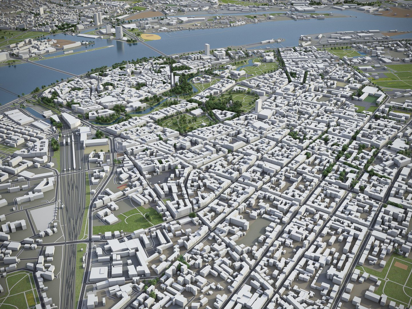3D Riga Surrounding - - TurboSquid 1444318