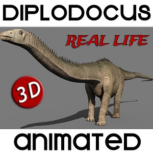 maya diplodocus dinosaur - real