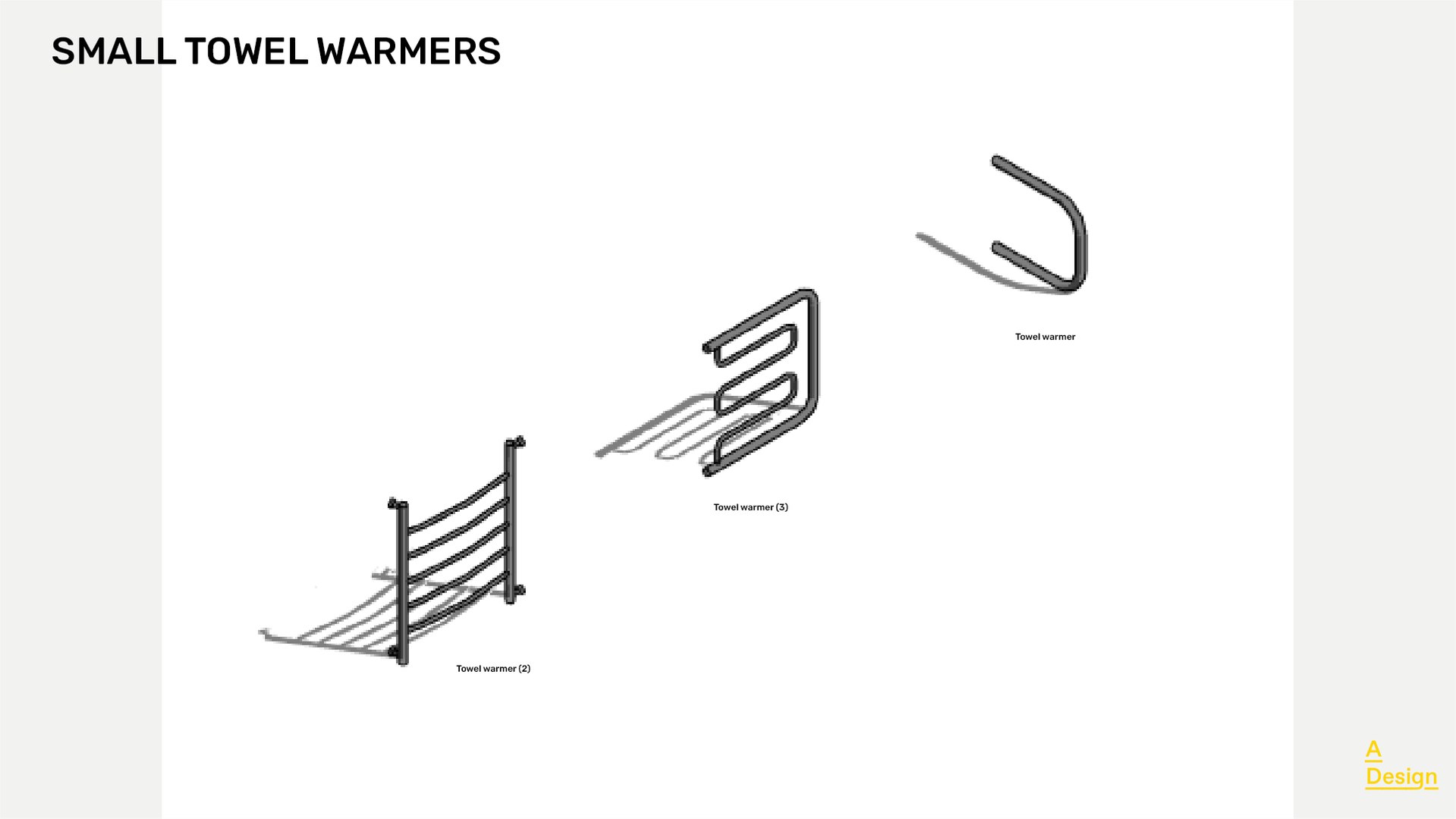 3D Towel Warmers Pack Of Revit Families TurboSquid 2017239